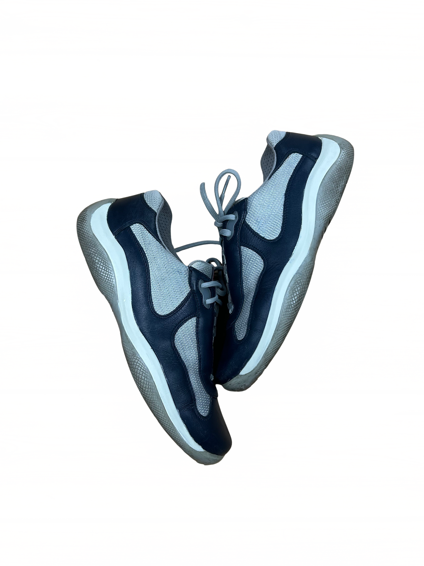 (44,5 / 8,5) Vintage Prada America's Cup Navy